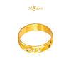 MASDORA 916 Gold Ring Rings Cincin Emas ~ Duotone Snowflakes (EMAS 916/22K)