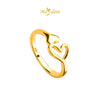 MASDORA 916 Gold Ring Rings Cincin Emas ~ HG Golden Sincero Unity (EMAS 916/22K)