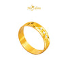 MASDORA 916 Gold Ring Rings Cincin Emas ~ Duotone Snowflakes (EMAS 916/22K)