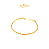 MASDORA 916 Gold Bangle Gelang Tangan Emas ~ Minimalist Golden Twisted Cavo (EMAS 916/22K)