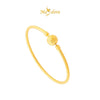 MASDORA 916 Gold Bangle Gelang Tangan Emas ~ Shiny Cutting Ball Clasp (EMAS 916/22K)