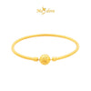 MASDORA 916 Gold Bangle Gelang Tangan Emas ~ Shiny Cutting Ball Clasp (EMAS 916/22K)