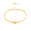 MASDORA 916 Gold Bangle Gelang Tangan Emas ~ Shiny Cutting Ball Clasp (EMAS 916/22K)