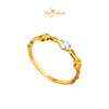 MASDORA 916 Gold Ring Rings Cincin Emas ~ Duotone Flower Links (EMAS 916/22K)