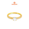MASDORA 916 Gold Ring Rings Cincin Emas ~ Sparkling Royale Solitaire (EMAS 916/22K)