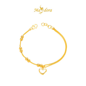 MASDORA 916 Gold Bracelet Rantai Tangan Emas ~ Modern Sincero Boba (EMAS 916/22K)