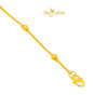 MASDORA 916 Gold Bracelet Rantai Tangan Emas ~ Golden Bead Single Chain (EMAS 916/22K)