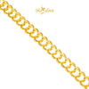 MASDORA 916 Gold Bracelet Rantai Tangan Emas ~ HG Stacked Sincero Links (EMAS 916/22K)