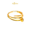 MASDORA 916 Gold Ring Rings Cincin Emas ~ Sparkling Layered Nail (EMAS 916/22K)