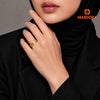 MASDORA 916 Gold Ring Rings Cincin Emas ~ CBR Iconic Shiny Cutting (EMAS 916/22K)