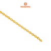 MASDORA 916 Gold Bracelet Rantai Tangan Emas ~ Delicate Anchor (EMAS 916/22K)