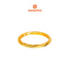 MASDORA 916 Gold Ring Rings Cincin Emas ~ Golden Delicate Cavo (EMAS 916/22K)