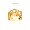 MASDORA 916 Gold Ring Rings Cincin Emas ~ Duotone Fancy Braided Links (EMAS 916/22K)