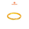 MASDORA 916 Gold Ring Rings Cincin Emas ~ Golden Delicate Cavo (EMAS 916/22K)