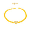 MASDORA 916 Gold Bracelet Rantai Tangan Emas ~ Sparkling Love Boba (EMAS 916/22K)