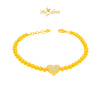 MASDORA 916 Gold Bracelet Rantai Tangan Emas ~ Sparkling Love Boba (EMAS 916/22K)