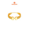 MASDORA 916 Gold Ring Rings Cincin Emas ~ Golden Dotted Hers (EMAS 916/22K)