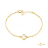 MASDORA 916 Gold Bracelet Rantai Tangan Emas ~ 1F Budget Clover - M (EMAS 916/22K)