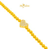 MASDORA 916 Gold Bracelet Rantai Tangan Emas ~ Sparkling Love Boba (EMAS 916/22K)