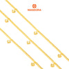 MASDORA 916 Gold Bracelet Rantai Tangan Emas ~ Mini Lipan Licin (3L) (EMAS 916/22K)