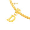 MASDORA 916 Gold Charms Charm Emas ~ Alphabet D (EMAS 916/22K)