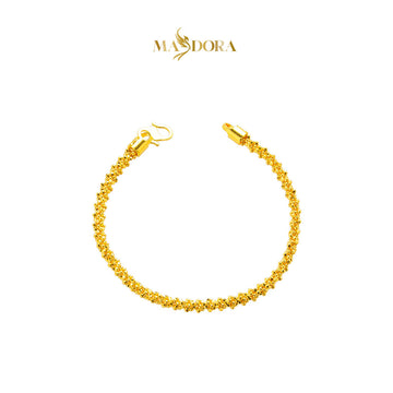 MASDORA 916 Gold Bracelet Rantai Tangan Emas ~ Starry True Love (EMAS 916/22K)