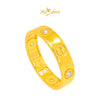 MASDORA 916 Gold Ring Rings Cincin Emas - Screw Mark Love (EMAS 916/22K)