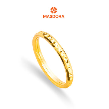 MASDORA 916 Gold Ring Rings Cincin Emas ~ Premium Cutting Band  (EMAS 916/22K)