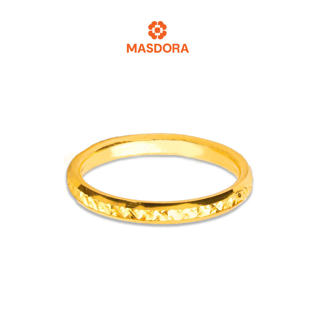 MASDORA 916 Gold Ring Rings Cincin Emas ~ Premium Cutting Band  (EMAS 916/22K)