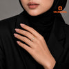 MASDORA 916 Gold Ring Rings Cincin Emas ~ HG Duotone Mini Split (EMAS 916/22K)