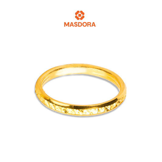 MASDORA 916 Gold Ring Rings Cincin Emas ~ Premium Cutting Band  (EMAS 916/22K)