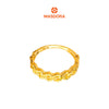 MASDORA 916 Gold Ring Rings Cincin Emas ~ Golden Hexagonal Chain Cutting (EMAS 916/22K)