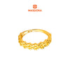 MASDORA 916 Gold Ring Rings Cincin Emas ~ Golden Hexagonal Chain Cutting (EMAS 916/22K)