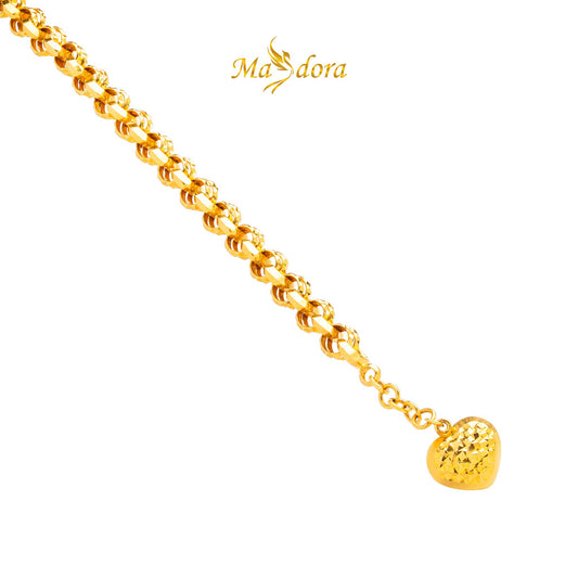 MASDORA 916 Gold Bracelet Rantai Tangan Emas ~ Sweet Amore 1L (EMAS 916/22K)
