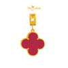 MASDORA 916 Gold Charms Charm Emas ~ Clover - L (EMAS 916/22K)