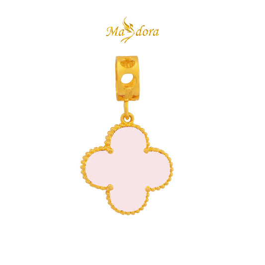 MASDORA 916 Gold Charms Charm Emas ~ Clover - L (EMAS 916/22K)