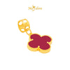 MASDORA 916 Gold Charms Charm Emas ~ Clover - L (EMAS 916/22K)