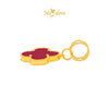 MASDORA 916 Gold Charms Charm Emas ~ Clover - L (EMAS 916/22K)