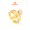 MASDORA 916 Gold Ring Rings Cincin Emas ~ Duotone Sturdy Safety Pin (EMAS 916/22K)