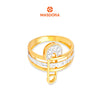 MASDORA 916 Gold Ring Rings Cincin Emas ~ Duotone Sturdy Safety Pin (EMAS 916/22K)