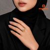 MASDORA 916 Gold Ring Rings Cincin Emas ~ Duotone Sturdy Safety Pin (EMAS 916/22K)
