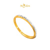 MASDORA 916 Gold Ring Rings Cincin Emas ~ Diamond Cut Band (EMAS 916/22K)