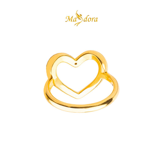 MASDORA 916 Gold Ring Rings Cincin Emas ~ HG Pleasant Sincero Love (EMAS 916/22K)