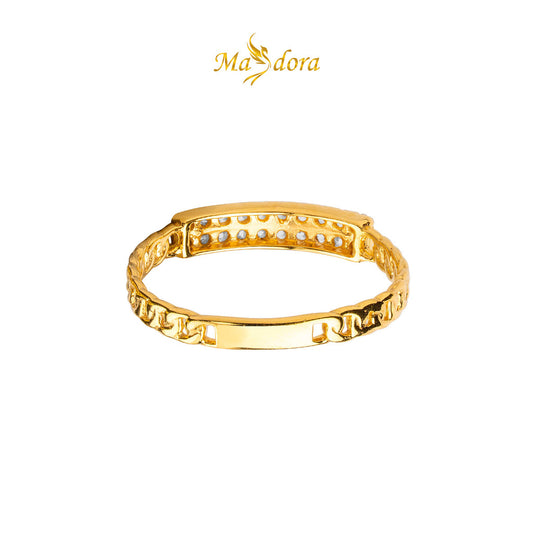 MASDORA 916 Gold Ring Rings Cincin Emas ~ Sparkling After You (EMAS 916/22K)
