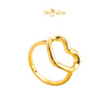 MASDORA 916 Gold Ring Rings Cincin Emas ~ HG Pleasant Sincero Love (EMAS 916/22K)