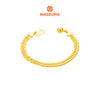 MASDORA 916 Gold Bracelet Rantai Tangan Emas ~ Lipan Licin Baby (EMAS 916/22K)