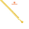 MASDORA 916 Gold Bracelet Rantai Tangan Emas ~ Lipan Licin Baby (EMAS 916/22K)