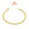 MASDORA 916 Gold Bracelet Rantai Tangan Emas ~ Lipan Licin Baby (3mm) (EMAS 916/22K)