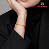 MASDORA 916 Gold Bracelet Rantai Tangan Emas ~ Lipan Licin Baby (3mm) (EMAS 916/22K)