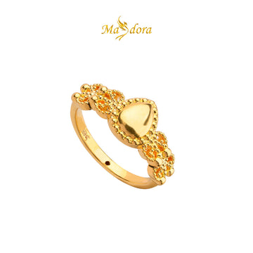 MASDORA 916 Gold Ring Rings Cincin Emas ~ HG Golden Pebble  (EMAS 916/22K)